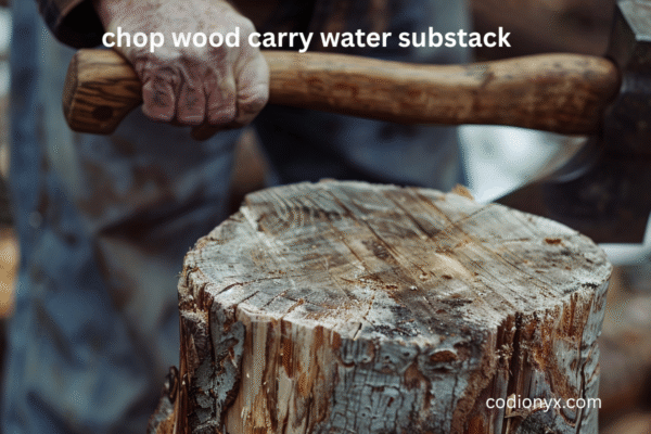 chop wood carry water substack