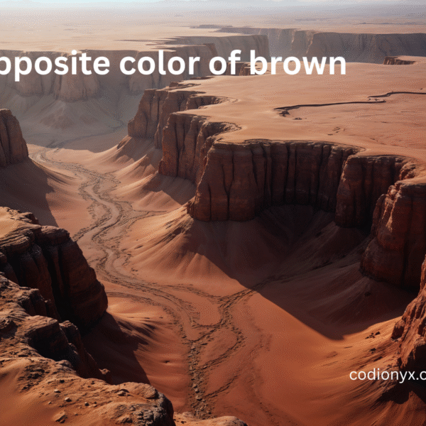 opposite color of brown