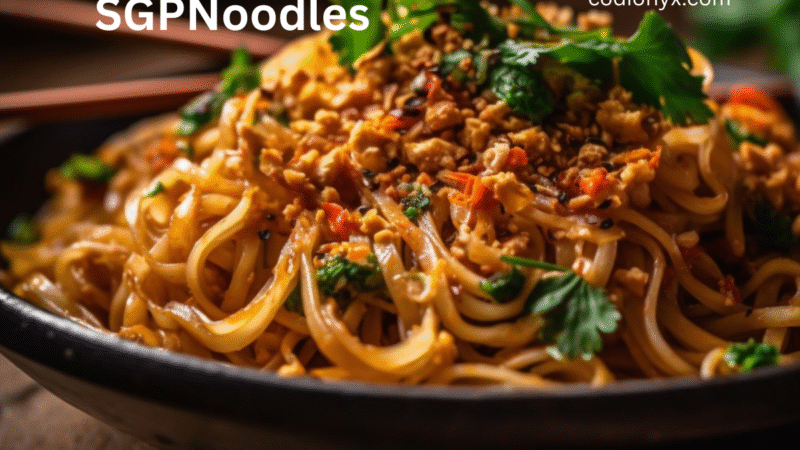 SGPNoodles: Examining An Amazing Distinct Combination of Tastes and Pleasure