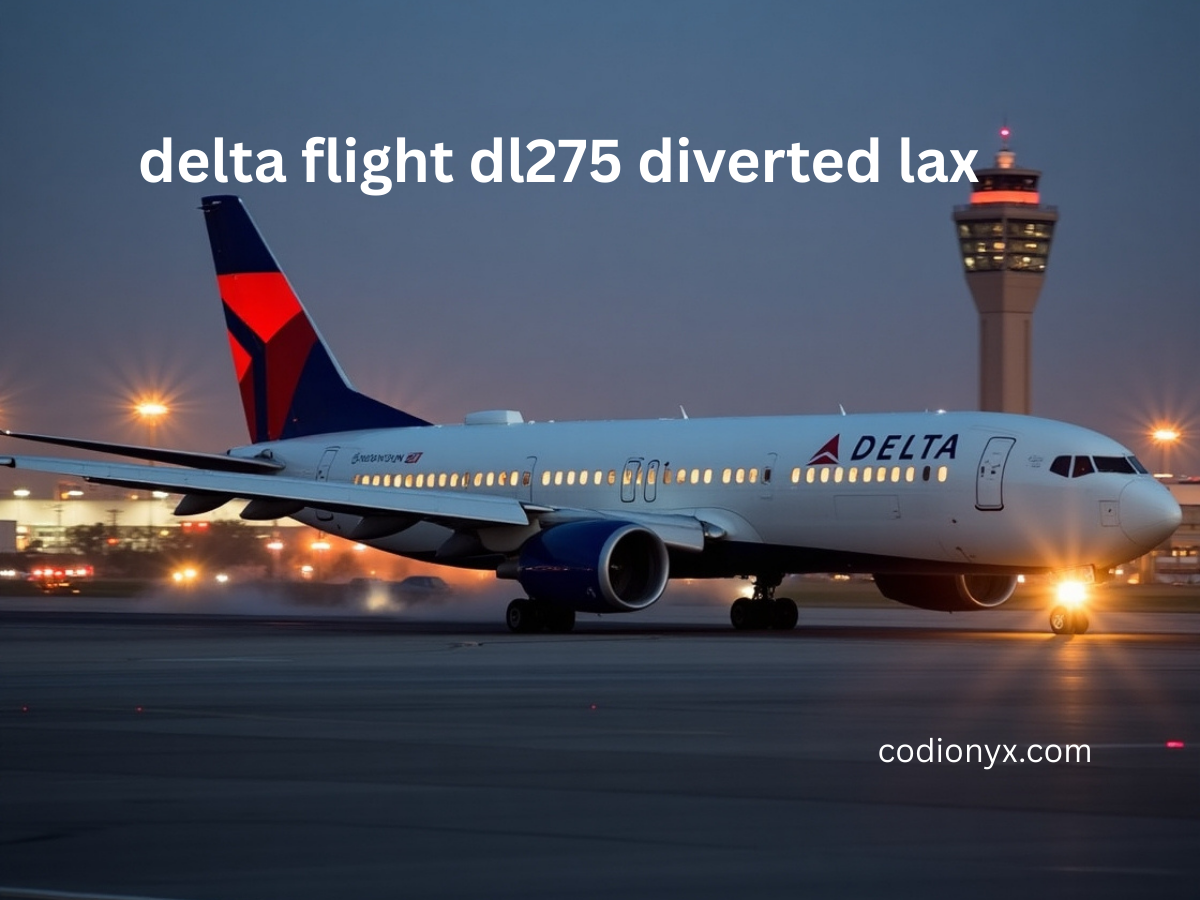 delta flight dl275 diverted lax