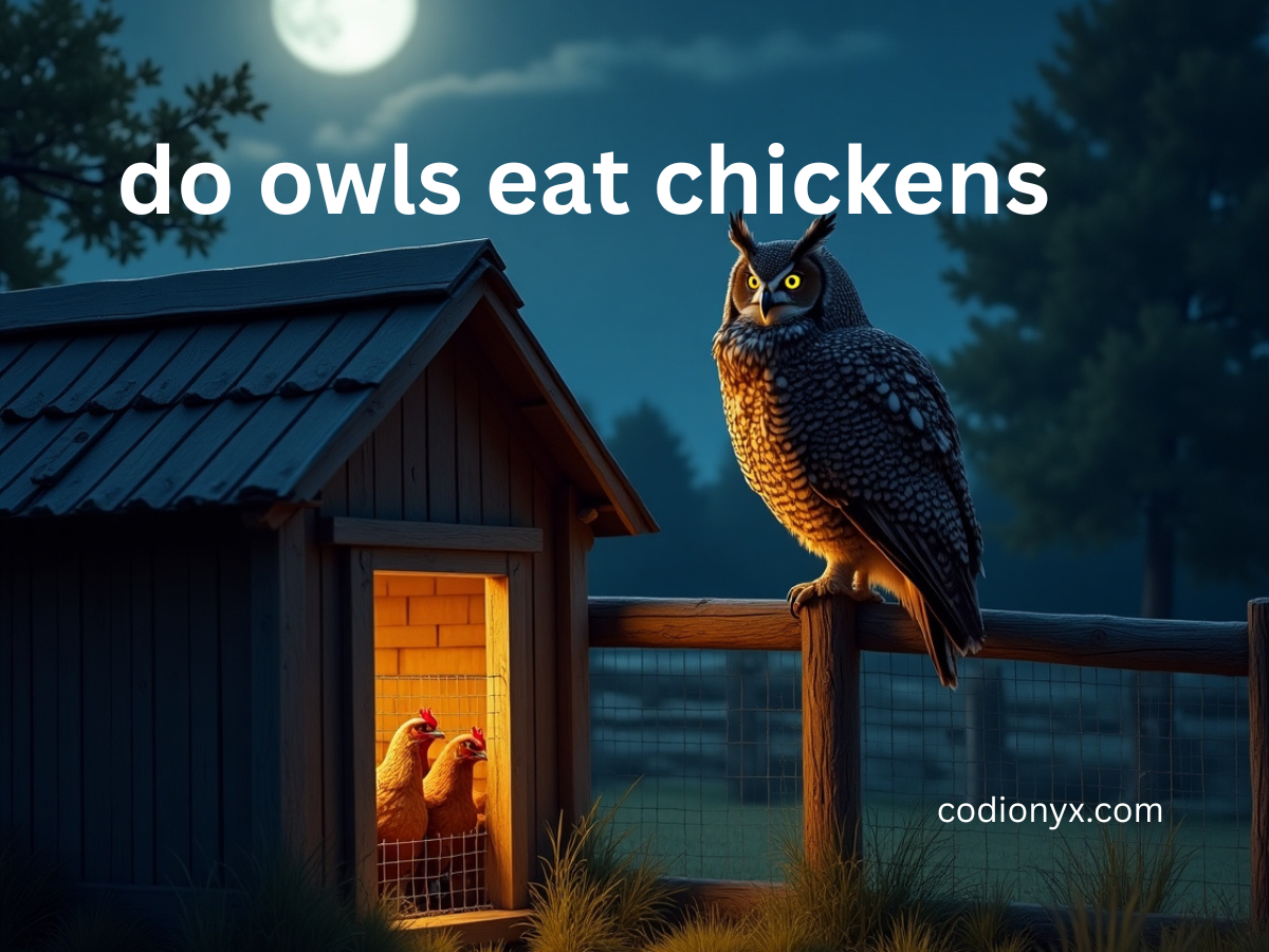 do owls eat chickens