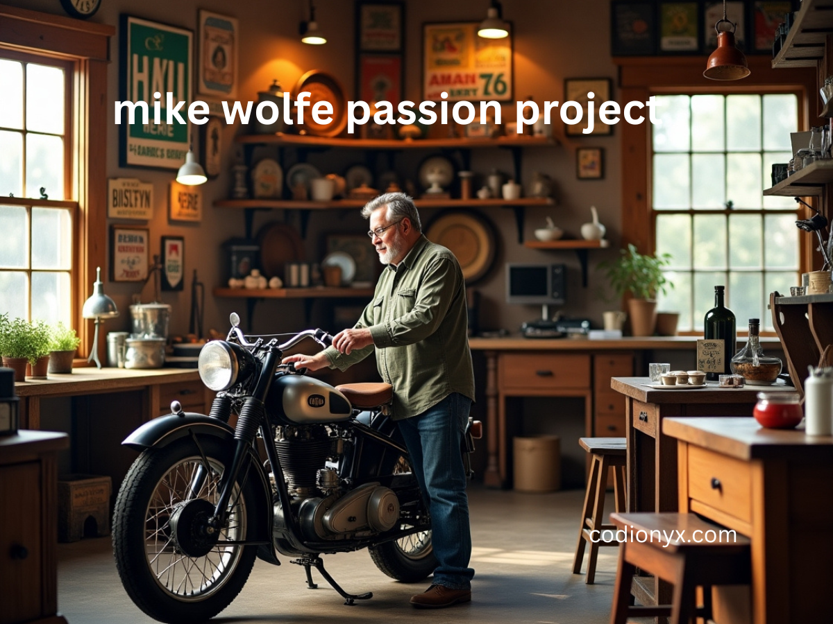 mike wolfe passion project